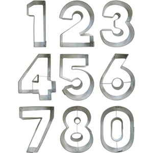 Découpoir formes de chiffres Kitchen Craft