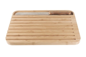 140x93 - Planche à Pain Bamboo & Couteau cranté Pebbly